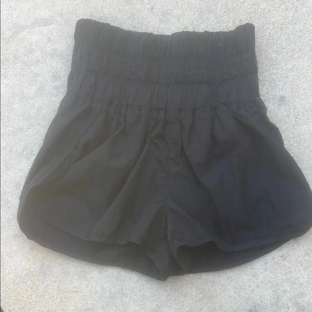 Free People Movement Way Home Black High Waisted Black Short Women's Size S - Picture 2 of 8